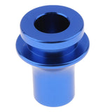 Max M10 X 1.5 THREAD METAL MANUAL SHIFT KNOB BOOT RETAINER ADAPTER Blue