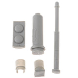 Max 1:35 Scale Resin Unpainted Traffic Signals Lights Model for Military Armor