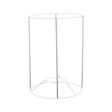 Maxbell Lamp Shade Frame Ring Lightweight Light Stand for Wedding Bedroom Cafe 14cm x 12 cm Round
