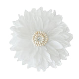 Maxbell Wall Art Decor Hanging Feathers Pendant Charm for Dining Room Habitacion Shell White