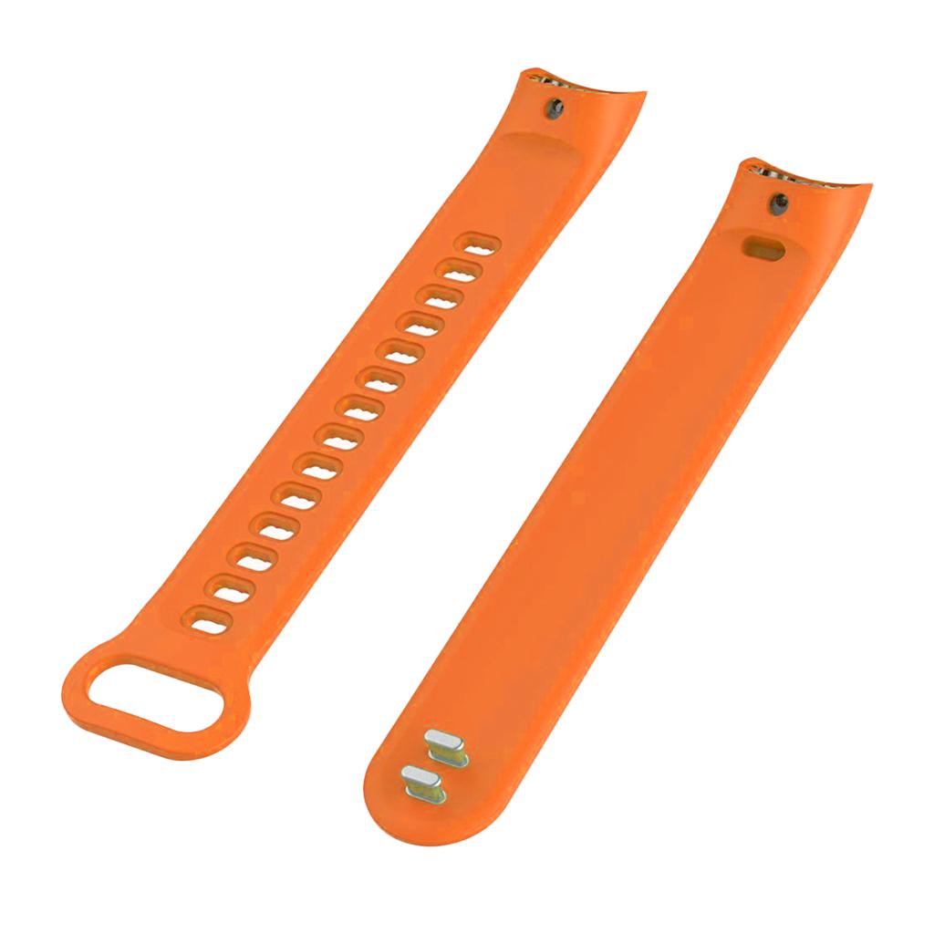 Max Soft Wristband For Huawei Honor 3 Smart Watch Replacement Strap Orange