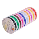 Max 10 roll Multi Color Crystal Sting Beads Bracelet Threading DIY Crafts Cord