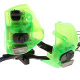 Maxbell 2Pcs 22mm Motorcycle Handlebar Switches Replaces 12V for LC135 Green