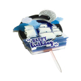 Maxbell Sailing Themed Birthday Cake Topper Cupcake Toppers for Party Favors Wedding