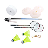 Maxbell Single Badminton Trainer Device Simulator Elastic swing Beginners 2 Rackets + 3 Balls