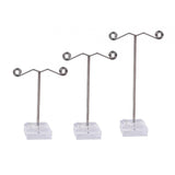 Maxbell 3 Pieces Earrings Display Stand Mini Earrings Storage Rack Girls Women