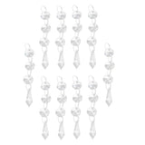 Max 10pcs Christmas Drops Teadrop Festival Party Xmas Tree Hanging Decor Pendant