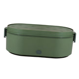 Maxbell Lunch Box Electric Heated Lunch Boxes Food Warmer for Office Travel Green