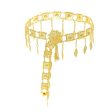 Maxbell Stylish Women Waist Chain Belt Decorative Waistband for Costume Dress Outfit Style C 105cmx8cm