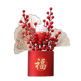 Maxbell Flower Basket Ornament Table Centerpiece Flower Arrangement for Hotel Decor style A