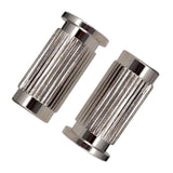 Maxbell Guitar Bridge Metal Durable Sturdy Studs Replacement for Electric Guitar Silver