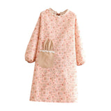 Maxbell Apron Pure Cotton Gadgets Breathable Adjustable Soft for Women Men Unisex Pink