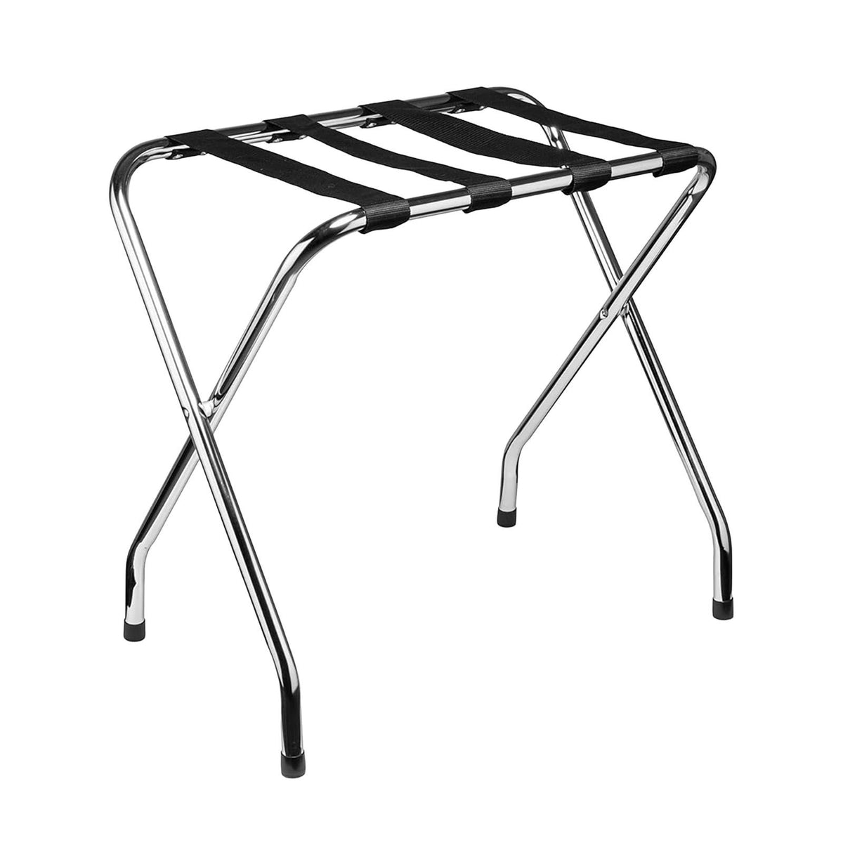 Maxbell Metal Folding Luggage Rack Suitcase Stand Single Shelf for Dorm Room Stylish