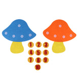 Max Kindergarten Felt Mathematical Diy Handwork Math Education Toy Mushroom