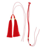 Max Handmade Silk Tassels Decor Pendant Key Chains Bag Accessories Red