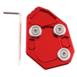 Maxbell Kickstand Side Stand Extension Pad for BMW S1000RR 2010-2015 Red