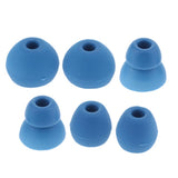 Max S+M+L Silicone Eartips For BeatsX, Powerbeats 1 2 3 and urBeats3 blue