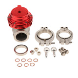 Max 38mm Wastegate Aluminum Top Steel External Waste Gate Universal Red