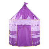 Maxbell Foldable Kids Girl Purple Castle Play House Indoor Outdoor Pop Up Tent Toy