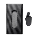 Maxbell Car Sun Visor Tissue Box Holder Universal for Sun Visor Seat Back Women Black