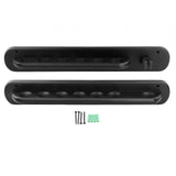 Maxbell Billiard Cue Rack Storage Wall Mounted Holds 6 Cues Players Game Room black