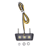 Max 12V Motorcycle LED Rear Tail Brake Running Light License Plate Light