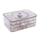 Maxbell Portable Acrylic Jewelry Storage Box Durable for Bedroom Container Necklace C