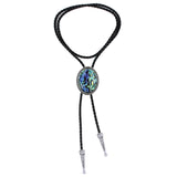 Maxbell Retro Mens Bolo Tie Necktie Western Oval Necklace Shirt Stone Jazz Hat