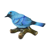 Maxbell Birds On A Branch Hanger Hanging Outdoor Tiles Resin Wall Coat Hook for Robe Blue 12x3.6x7.5cm