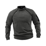 Maxbell Men Jacket Zipper Pullover Sweatshirt Clothes Thermal Fashion for Fishing Dark Gray S