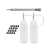Maxbell Pin Vise Hand Drills DIY Rotary Tool 10ml Empty Oil Bottle Wood Metal Walnut