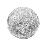 Maxbell Hanging Pendant Lighting Lampshade Reading Light Metal Wire Light Cage Cover Argent 20cm