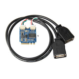 Maxbell M.2 A/E Key to Dual USB 2.0 Cable Durable High Speed Portable High-Quality