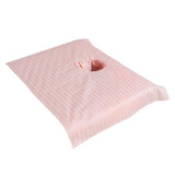 Max Pure Cotton Massage Table Face Hole Towel Beauty Bed Cover Sheet Jade Pink