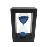 Max 1Minute Sand Timer Yoga Clock Sandglass Hourglass Home Decor Gift Blue&Black