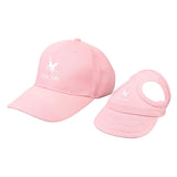 Max 2 Pcs Baseball Hat Outdoor Sun Topee Cap with Ear Holes For Dogs Pet Cats XL