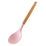 Maxbell Silicone Kitchenware Silicone Cooking Utensil with Wood Handle For Kitchen F