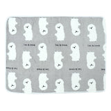 Maxbell Super Soft Warm Dog Cat Puppy Pet Fleece Blanket Cat Print 102 x 78cm Gray
