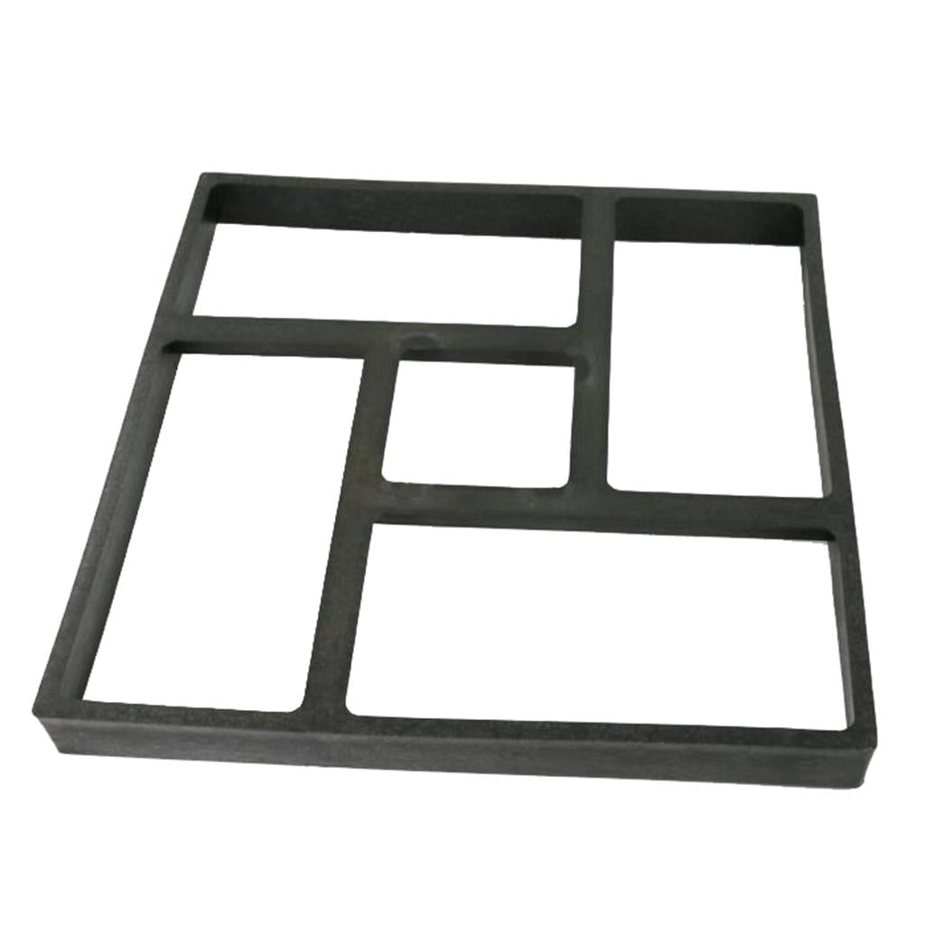 Max Maxb Home Garden DIY Plastic Molded Paving Mold Pathmate Maker Mould 40x40cm
