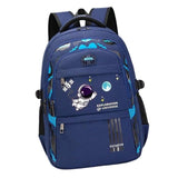 Maxbell Astronaut Children's Backpack Cute Adjustable Shoulder Strap for Hiking Large Blue