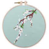 Max DIY Ribbon Flower Embroidery Frame Set for Beginner Arts Needlework Craft B