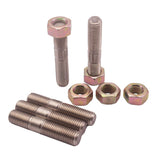 Maxbell 5 Pieces M10x1.25 50mm Turbo Stud Nut Kit For Mitsubishi DSM 1G EVO1~10