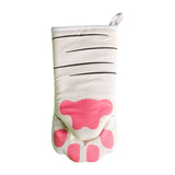 Maxbell Microwave Oven Gloves Cat Shaped Portable Cozy for BBQ Household Baking B