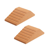Maxbell Cork Squat Wedge Block Durable Trainer for Pilates Yoga Heel Elevated Squats 2pcs