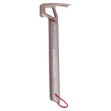 Max Outdoor Camping Hiking Tent Hammer Stake Remover Nail Puller Silver