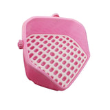 Maxbell Rabbit Litter Box Durable Portable Bunny Potty Trainer for Pink