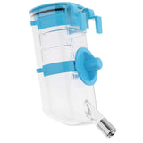 Max Adjustable Height Pet Dog and Cat Cage Water Bottle Dispenser Blue