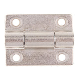 Maxbell 45 X 34mm 4 Countersunk Holes Adjustable Torque Position Control Hinge Silver