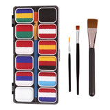 Maxbell Face Body Painting Palette Water based Facepaints for Costumes Party Makeup Style A