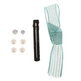 Max 7pcs crafts for hair accessory headwear hair clip DIY  Green